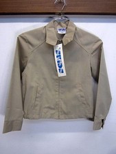 NWT Skids Drizzler Jacket windbreaker full zip beige polycotton sz M