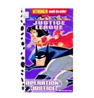 Justice League Operation Justice Sticker Book to Color Unused DC 2004 Vintage