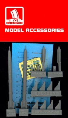Brengun Models 1/72 U.S. AGM-88 HARM MISSILE Resin & Photo Etch Set