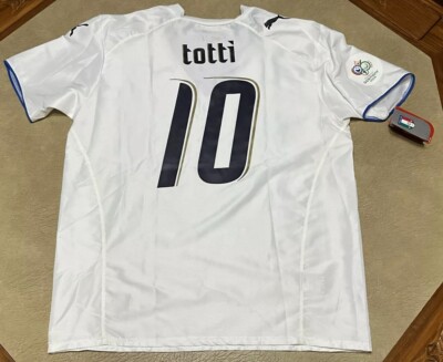 Puma Italia Totti #10 Germany 2006 FIFA World Cup White Away