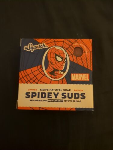 Dr Squatch Limited Edition Spidey Suds All Natural Bar Soap, Medium Grit - Afbeelding 1 van 1