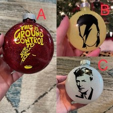 Handmade "David Bowie" Christmas Ornament See details