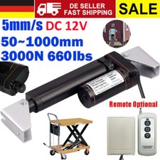 DC 12V 3000N Elektrischer Linearantrieb Linearmotor 50mm 300mm 500mm 1000mm Fast