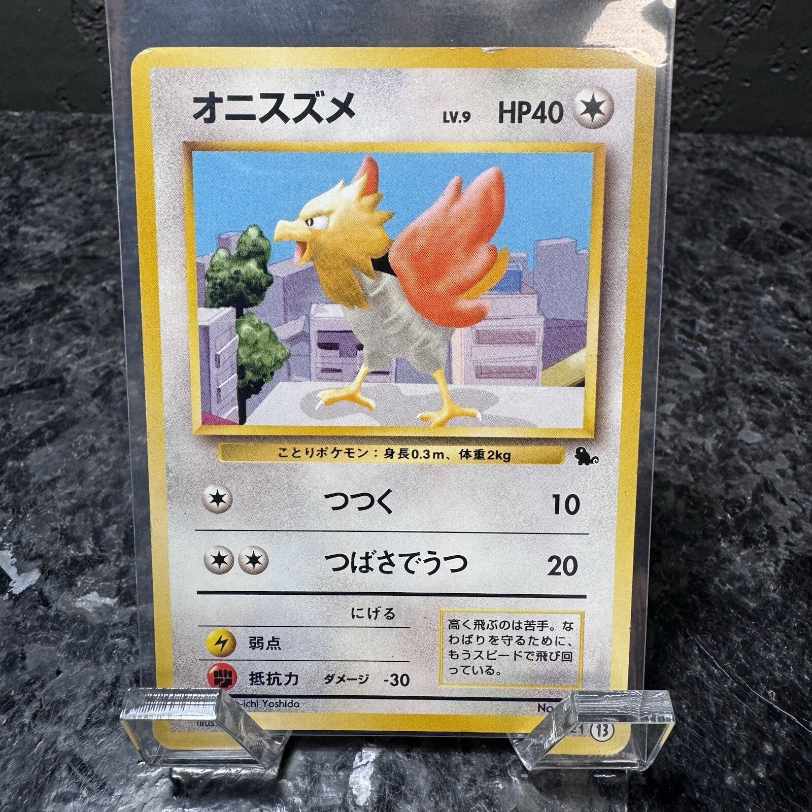 Spearow No.021 #13 VHS Intro Pack Japanese Pokemon Card Squirtle Deck 
