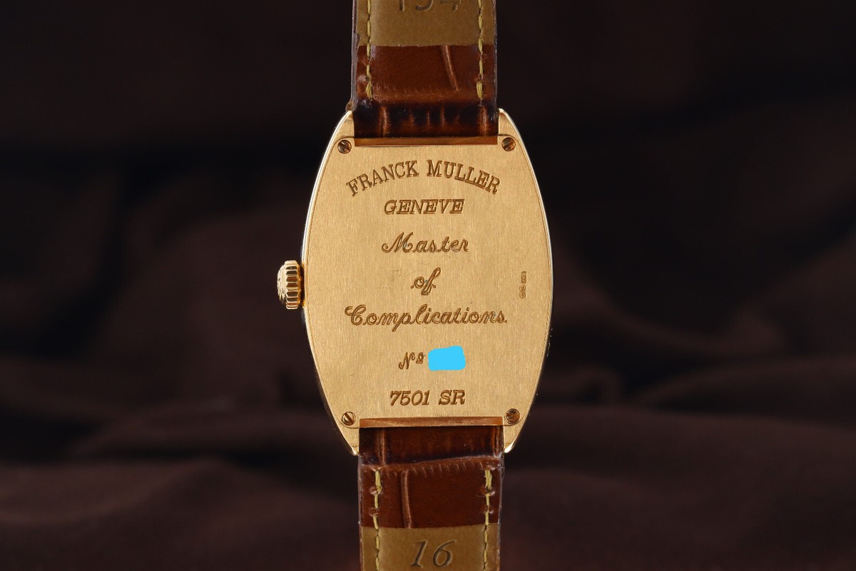 Franck Muller 7501 SR Regulateur 18kt Gold 
