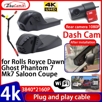 Wifi DVR Dash Cam Camera for Rolls Royce Dawn Ghost Phantom 7 Mk7 Saloon Coupe