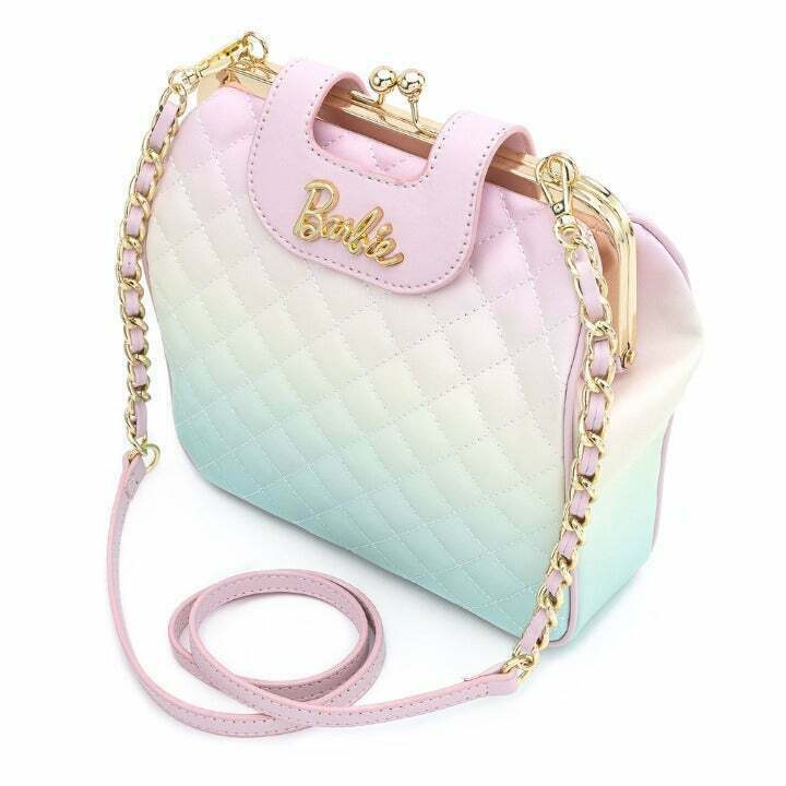 Loungefly Pastel Ombre Quilted Official Barbie Crossbody