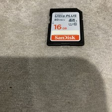SanDisk Ultra - SDHC UHS-I Card 16GB With Speeds Up To 80/Mb/s