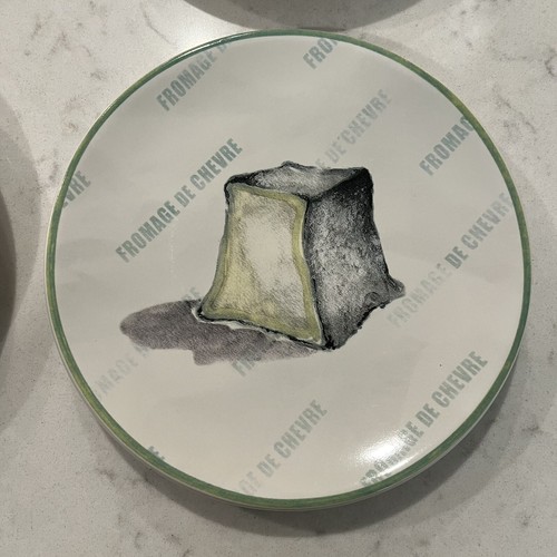 William Sonoma Appetizer 7 Inch Cheese Plates Fromage Set Of 4 - 第 4/6 張圖片