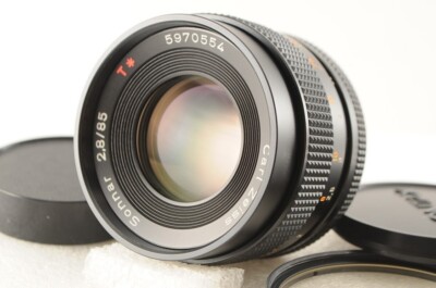 NEAR MINT w/Box】Contax Carl Zeiss Sonnar T* 85mm f/2.8 AEG Lens