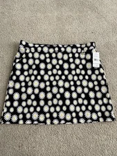 NWT Rafaella Women’s PXL Black Yellow Floral Skort $59.50
