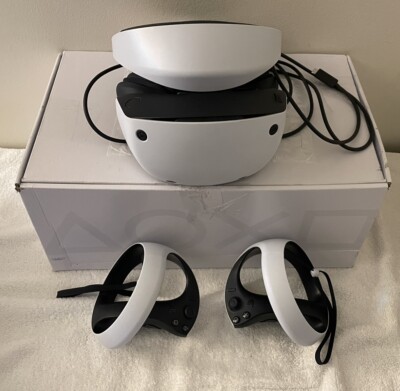PlayStation VR2 PS5 Complete Headset PSVR2 Sense Controllers Excellent Condition