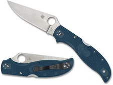 Spyderco Stretch 2 XL, Blue FRN Handles, Elite K390 MICROCLEAN Steel, C258FPK390