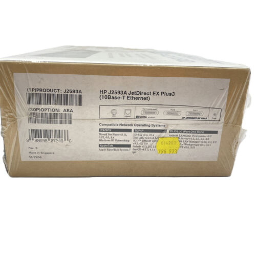 HP JetDirect EX Plus 3 Print Server J2590A - NEW - Picture 5 of 5