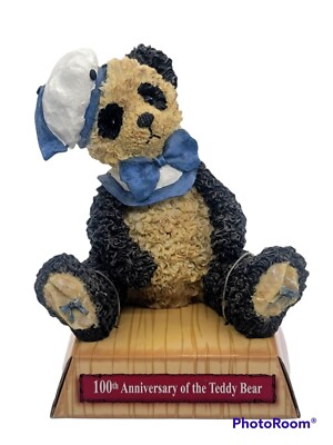 DanDee Wendell Valentine Limited Ed. Resin 100th Anniversary Teddy Panda Bear 