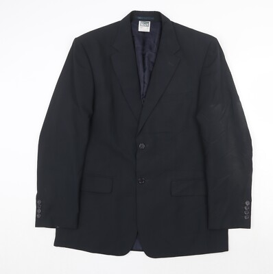Premier Man Herren Anzugjacke grau Polyestermischung Größe 40 Reg