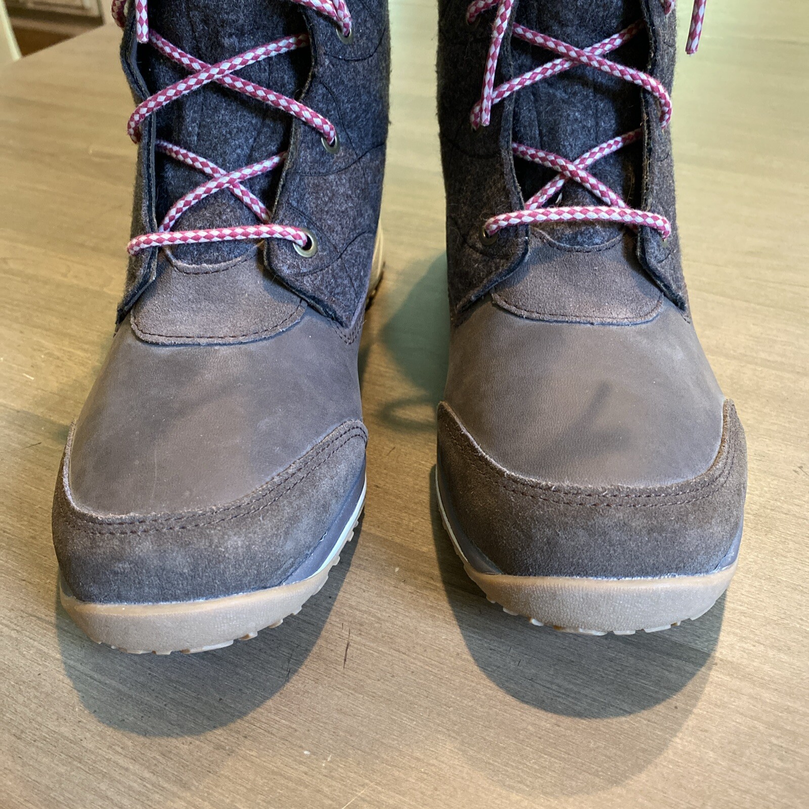 Stivali Salomon donna Trekker Mid Climashield rosa marrone taglia 7 5