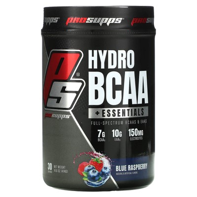 3 X ProSupps, Hyrdo BCAA +Essentials, Blue Raspberry, 14.6 oz (414 g)