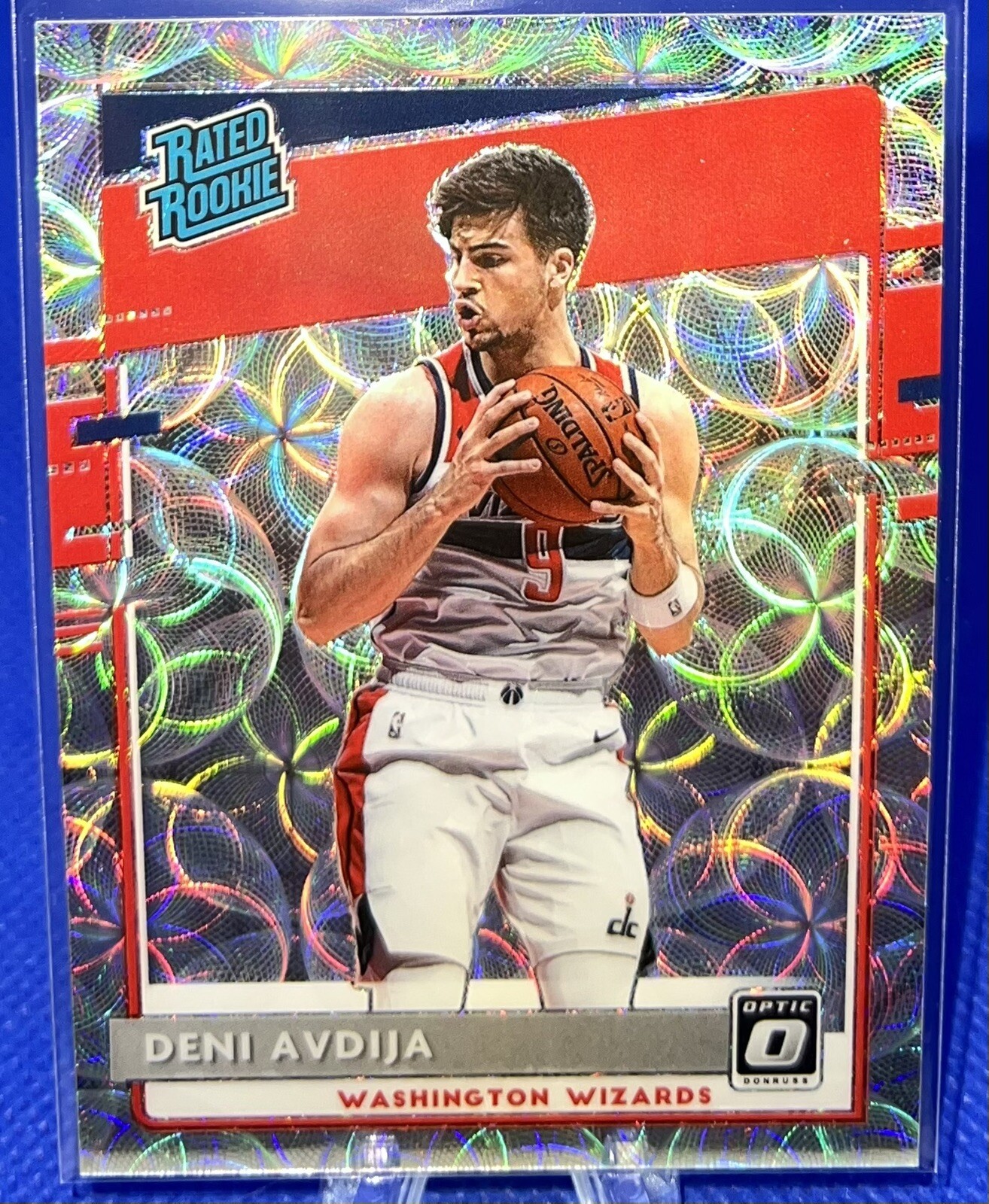 2020-21 Panini Optic Premium Deni Avdija Rated Rookie Prizm Silver Scope /249