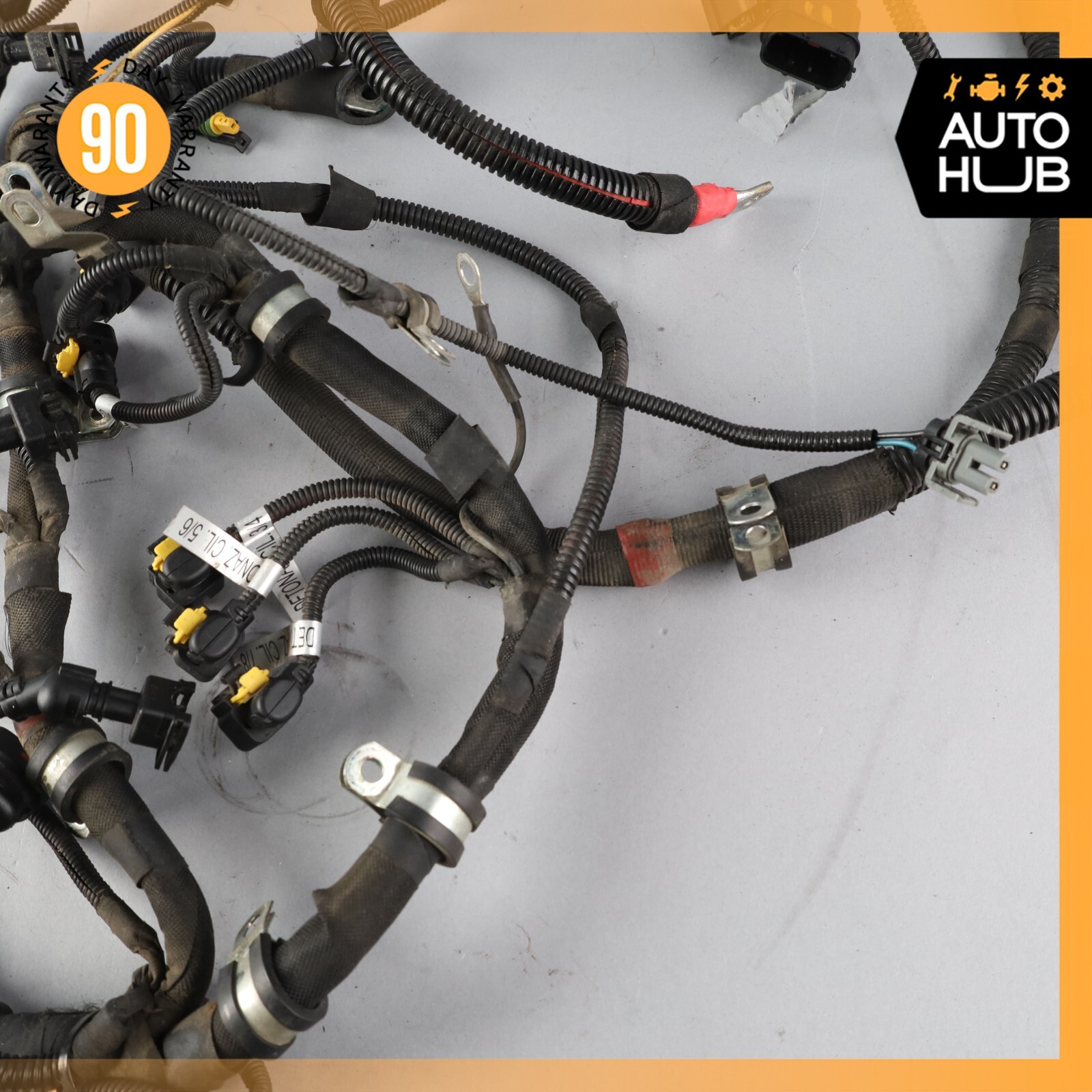 09-19 Maserati Quattroporte 4.7L Fuel Injector Injection Wiring Harness OEM 68k