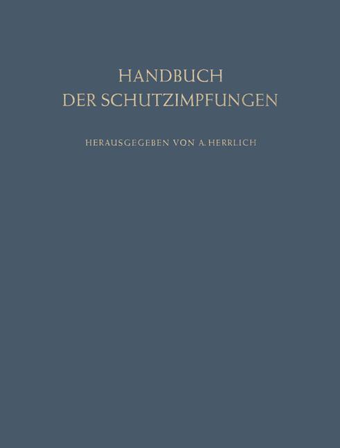 Handbuch Der Schutzimpfungen | Buch | 9783642928987