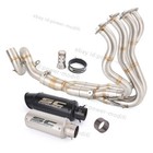 For Kawasaki Ninja ZX6R ZX636 2009-2024 Tips Muffler Exhaust System Header Pipe