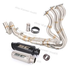 For Kawasaki Ninja ZX6R ZX636 2009-2023 Tips Muffler Exhaust System Header Pipe