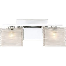 Quoizel Westcap 2 Bath Light, Polished Chrome - WCP8602C