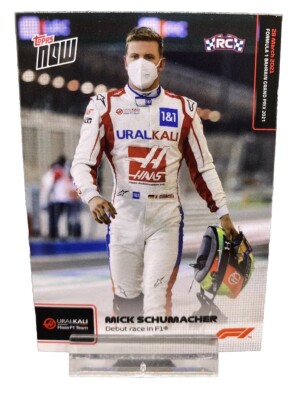 2021 Topps Now Formula 1 Mick Schumacher #002 Rookie RC Deput F1