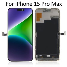 Soft OLED For iPhone 15 Pro Max LCD Display Replacement Touch Screen Digitizer