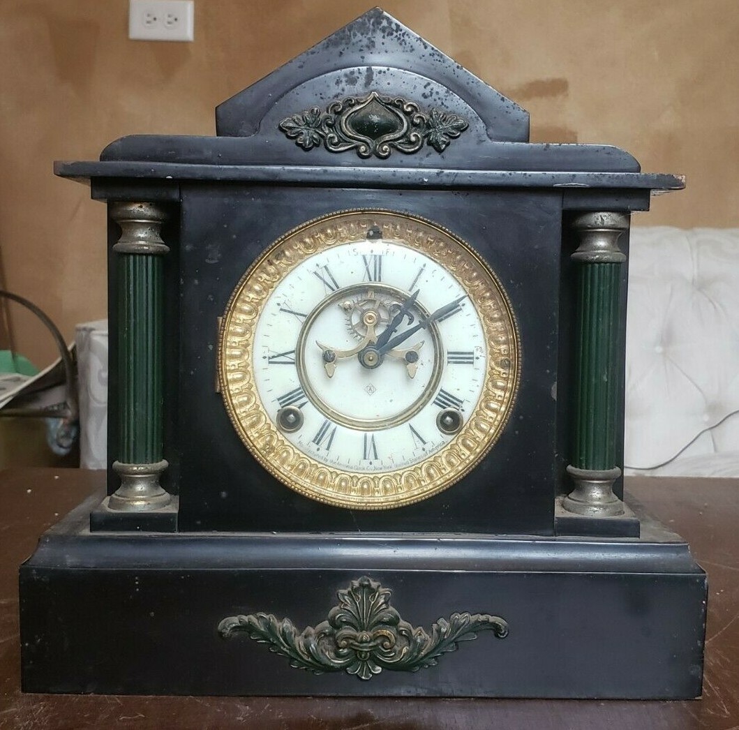 アンソニアANSONIA CLOCK［USA］ Antique Ansonia Mantle Clock | eBay