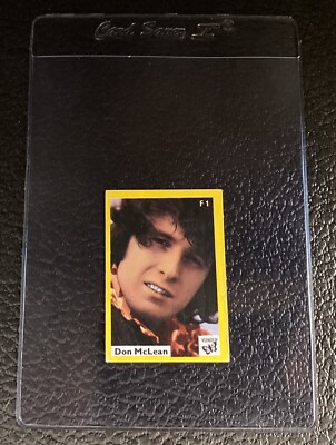 Don McLean Trading Card 1974 Vlinder # F 1 Match Cover 1970s 1976 American Pie