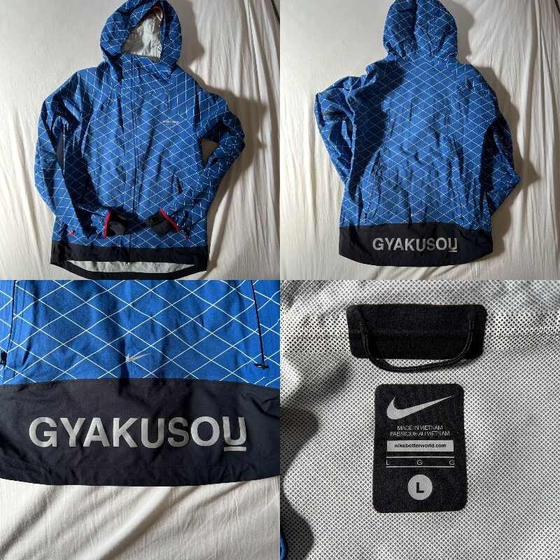 美品 NIKE GYAKUSOU SHIELD RUNNER JACKET 緑 L