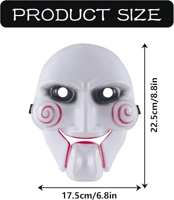 Jigsaw Mask For Party /Cosplay/ Fancy Dress - Image 2 of 4