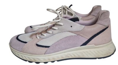 Ecco St.1 W Damen Sneaker Low Top Freizeitschuhe Rosa / Weiß / Flieder Gr. 37