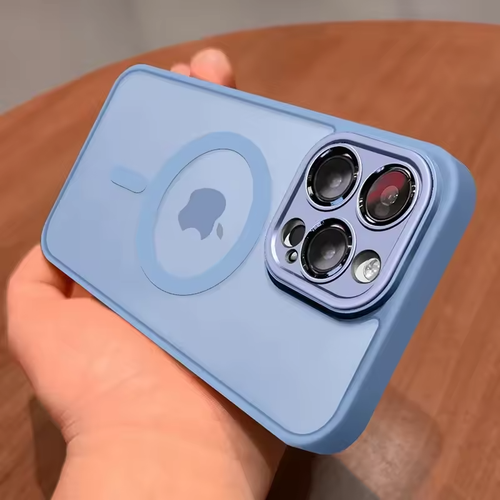 For iPhone 11 12 13 14 15 16 Pro Max Shockproof Magnetic Matte Armor Case Cover - Photo 21 sur 25