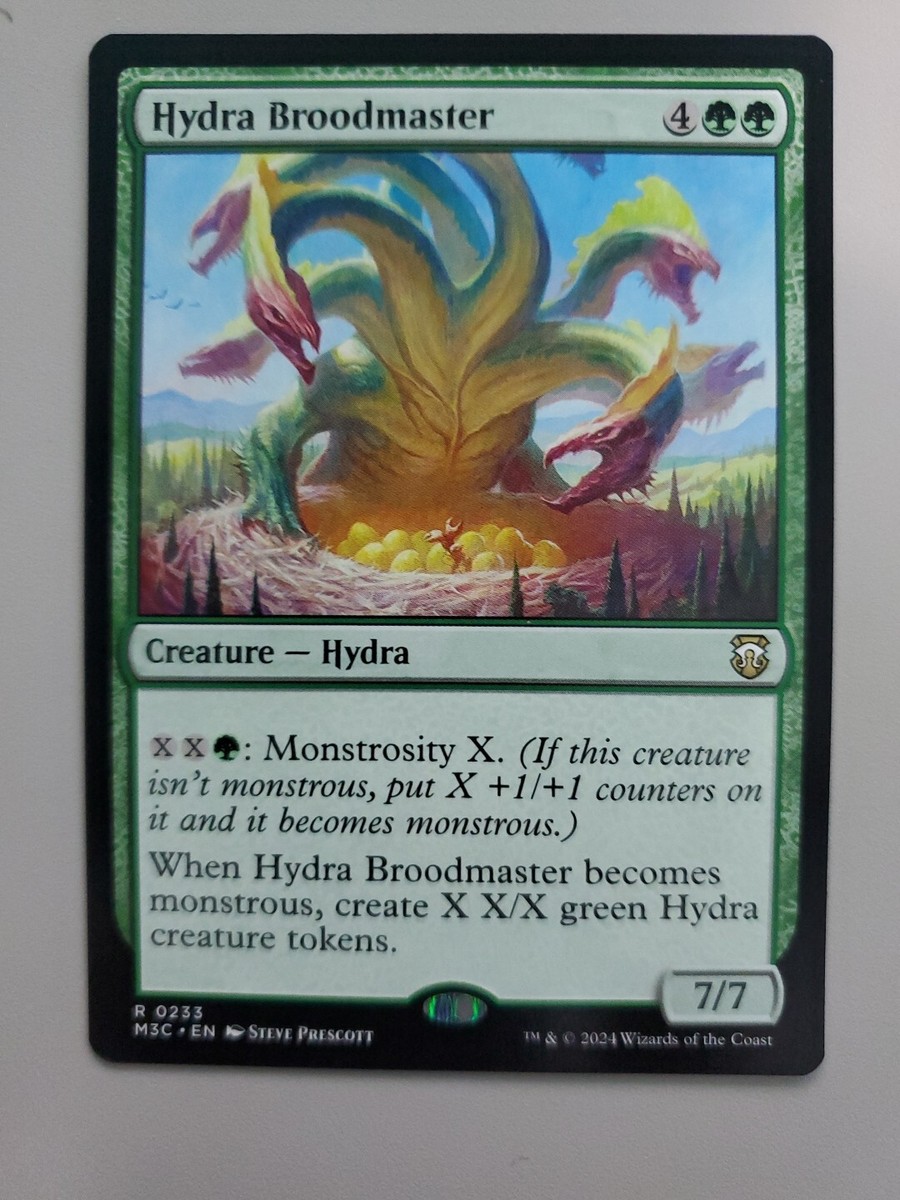 MTG Hydra Broodmaster Commander: Modern Horizons 3 0233 Regular Rare | eBay MTG Hydra Broodmaster Commander: Modern Horizons 3 0233 Regular Rare | eBay