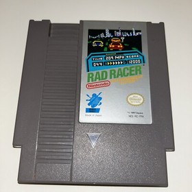 JEU NINTENDO NES RAD RACER   FRA LOOSE TESTE / FONCTIONNE BON &Eacute;TAT