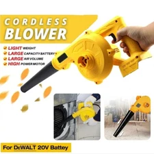 Cordless Leaf Blower Vacuum Cleaner Electric Dust Computer Collector For Dewalt