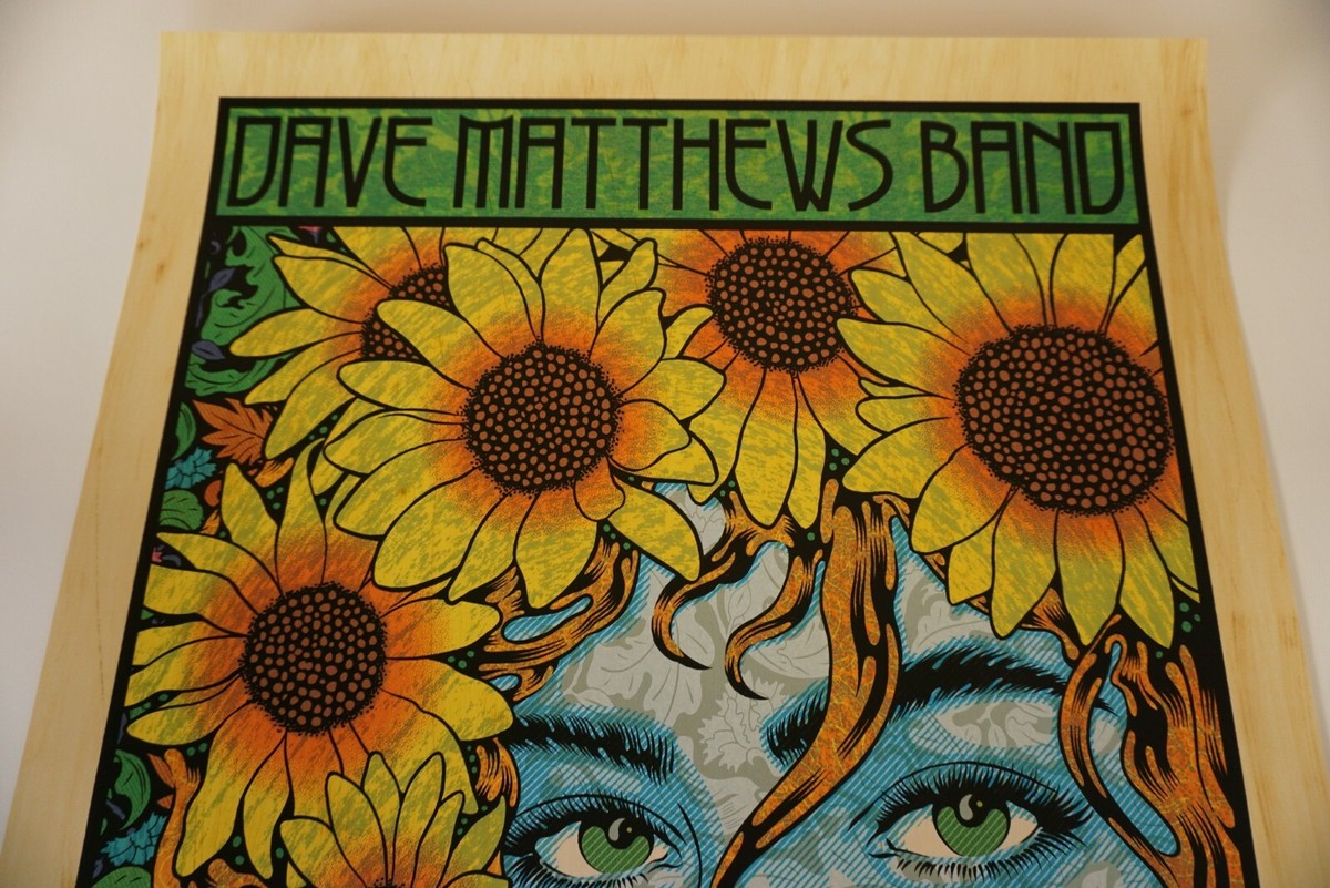Chuck Sperry Dave Matthews Band Wood Grain Var Gorge Art Print