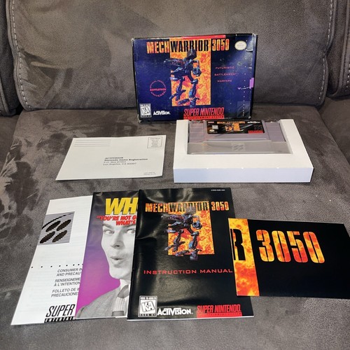 MechWarrior 3050 (Super Nintendo Entertainment System Game Complete CIB SNES ! - Picture 11 of 17