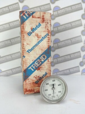 TREND - CR3209-X-E Bi-Metal Thermometer 150°F-750°F, 7.5'' Length (NEW in BOX)