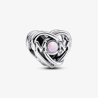 Pandora Moments Silber AnhäNger Mum & Heart Charm 793233C01 Neu