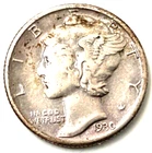 1930 Mercury Dime