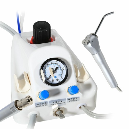 Unidad de turbina dental portátil que funciona con kit de piezas de mano de alta y baja velocidad 4 orificios - Imagen 11 de 11