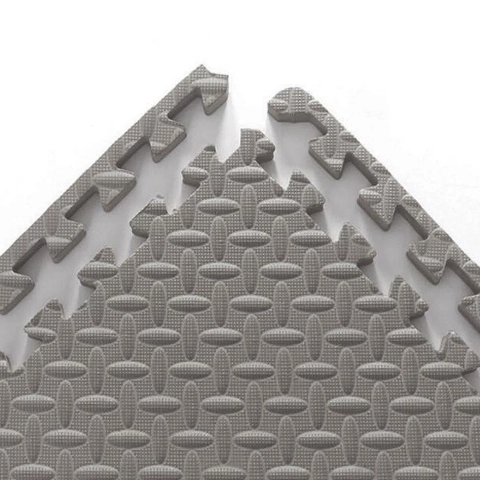 12"x12" EVA Foam Exercise Tiles Floor Mat Gym Flooring Fitness Yoga Workout  - Image 2 of 3