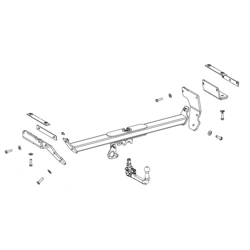 Oris Towbar for Nissan Qashqai SUV 20132021 Detachable Tow Bar eBay