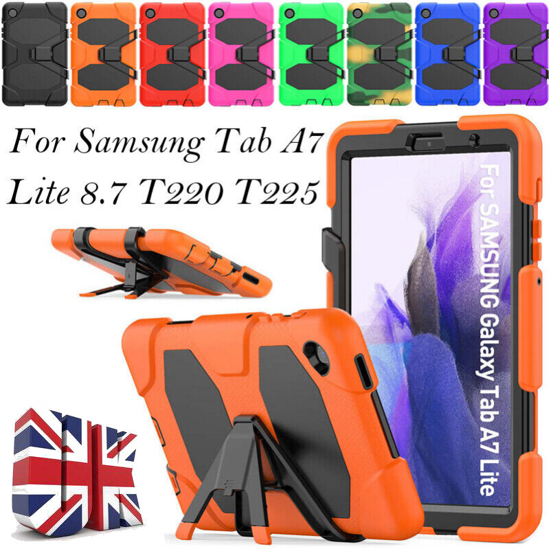 For Samsung Galaxy Tab A7 Lite Case Heavy Duty Stand Screen
