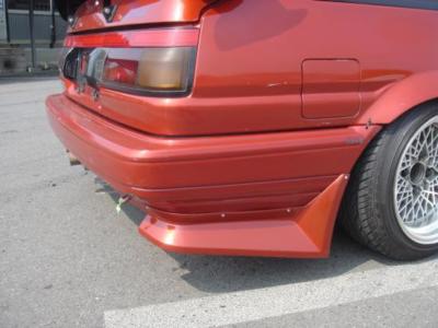 für JDM Corolla AE86 Trueno Levin KOUKI ae85 hachiroku Heck Stoßstange Lippe ...