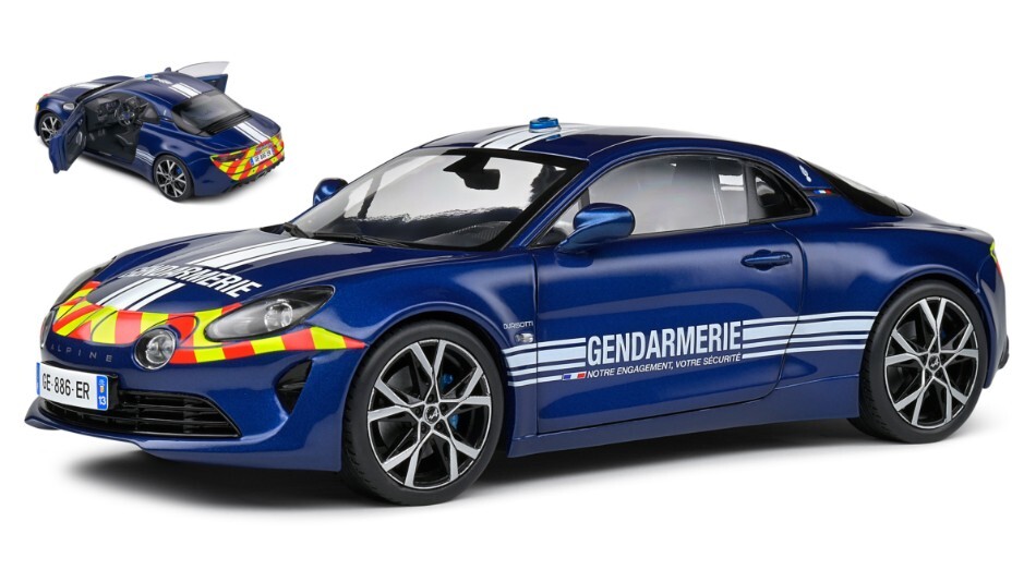 Solido ALPINE A110 GENDARMERIE 2023 BLUE 1:18